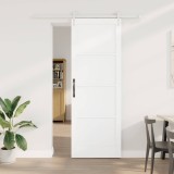 vidaXL Ușă glisantă ORKDAL Alb 83 x 232 cm Lemn masiv de pin 3445572