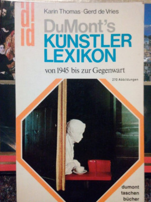 Karin Thomas - DuMont&amp;#039;s Kunstler Lexikon (1981) foto