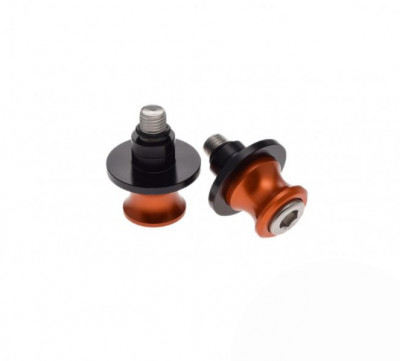 Adaptor pentru bascula moto, stender cu gheare, filet M10x1,25, culoare portocal Cod Produs: MX_NEW AW54967 foto