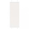 VidaXL Jaluzea plisată alb 70x200 cm Lățime țesătură 69,4cm poliester 4015511