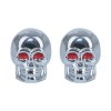 Capace ventil Moto Oxford Skeleton, argintiu