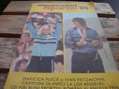 Almanahul Sportul 1985 foto