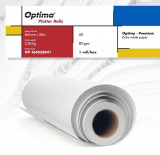 Rola Plotter A0, 80gr, 841mm X 50m, Optima - Premium