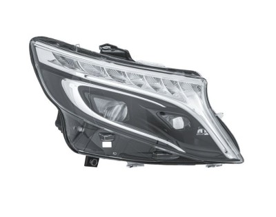 Far MERCEDES Clasa V/Vito (W447), 04.2014-, partea Dreapta, HELLA, cu sistem iluminat in curba; cu &amp;amp;quot;lumina timp de zi&amp;amp;quot; tip LED; LED; electr foto