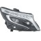Far MERCEDES Clasa V/Vito (W447), 04.2014-, partea Dreapta, HELLA, cu sistem iluminat in curba; cu &amp;quot;lumina timp de zi&amp;quot; tip LED; LED; electr