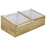 vidaXL Seră, 100 x 50 x 35 cm, lemn de pin tratat 45304