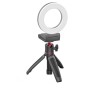 Kit Video Conferinta Ulanzi VIJIM K11: Lampa Circulara CL07 + Mini Trepied MT-08, 7W, 3000K-8000K, USB-C, 95+ CRI