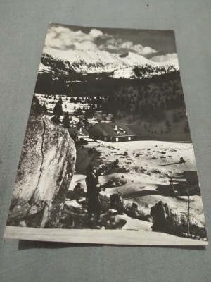 CARTE POSTALA MUNTII RETEZAT CABANA PIETRILE CIRCULATA foto