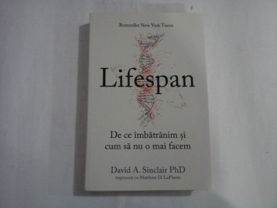 LIFESPAN - DAVID A. SINCLAIR PHD, MATTHEW D. LAPLANTE foto