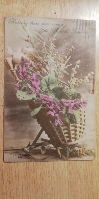 D11 A 70 - Felicitare de colectie - circulata la Bucuresti la 1904 foto