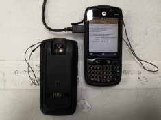 Terminal mobil Motorola ES400, acumulator defecta