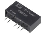 Convertor DC/DC 1W 5V la 12V/-12V, 2 ieșiri, eficiență 87%