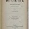 THEATRE DE GOETHE , DEUX VOLUMES , 1872