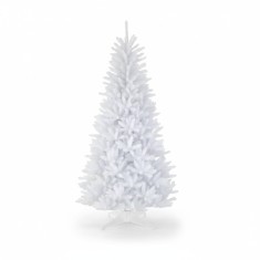 Brad Artificial 200 cm Pin Alb, baza 128 cm, 12 niveluri, 422 ace, model Premium