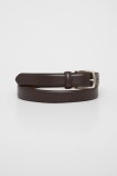 Abercrombie &amp; Fitch curea de piele barbati, culoarea maro, KI112-5003