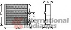 Radiator incalzire interior MITSUBISHI L 200 (K7, K6) (1996 - 2007) VAN WEZEL 32006186 foto