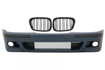 Bara Fata cu Grila Centrala Dubla Negru Lucios BMW seria 5 E39 (1995-2003) M5 Design Performance AutoTuning foto