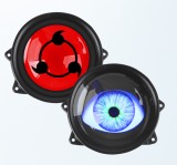Cumpara ieftin Set 2x Lumina dinamica Devil Eyes cu Display LED de 3 inch, 5 Moduri, control WiFi, Compatibile cu diverse modele auto, posibilitate incarcare imagine, IPF