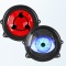 Set 2x Lumina dinamica Devil Eyes cu Display LED de 3 inch, 5 Moduri, control WiFi, Compatibile cu diverse modele auto, posibilitate incarcare imagine