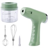 Mixer Multifunctional 2 in 1 CF12, Fara Fir, 5 Viteze, USB, Tocator Usturoi 250ml, Portabil, Bater Oua
