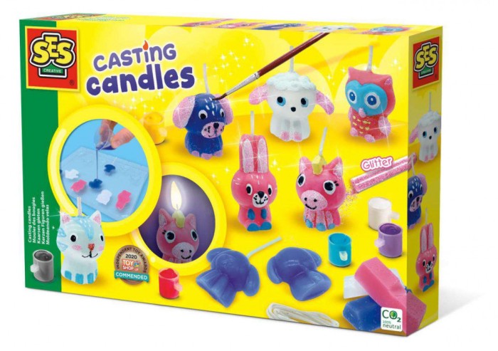 Set Creativ Lumanari-Animale Vesele