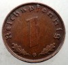 2.530 GERMANIA WWII 1 REICHSPFENNIG 1939 G, Europa, Bronz