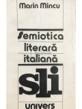 Marin Mincu - Semiotica literara italiana (Editia: 1983)