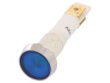 Lampă LED Albastru 12V &Oslash;10mm