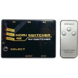 Comutator HDMI 3C+telecomanda 4k