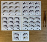 Arme de foc din Muzeul National Militar, minicola de 9 timbre cu 3 tabsuri 2008 LP 1794b + LP 1794c, Nestampilat