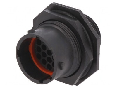 Conector Circular Montare Panou cu Piuliță foto