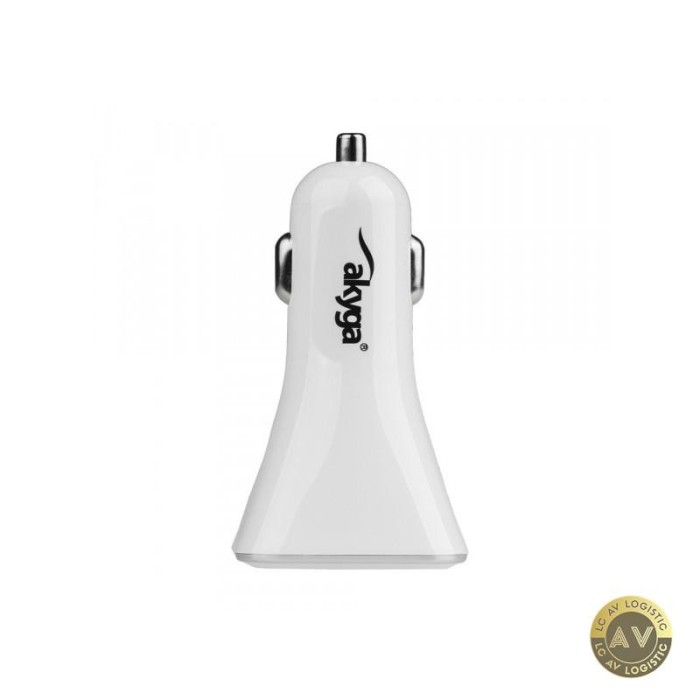 Incarcator Auto Akyga AK-CH-09 10W 2A 4 x USB-A Alb