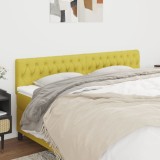 Cumpara ieftin Tăblii de pat, 2 buc, verde, 90x7x78/88 cm, textil