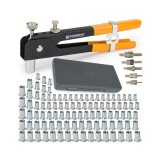 Pistol cleste pentru nituit, popnituri 86 piese, Powermat