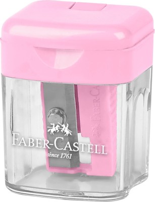 Ascuțitoare plastic simplă Faber-castell, cu container foto