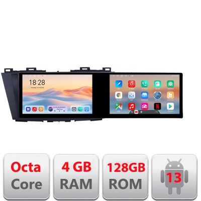 Navigatie Mazda 5 Edotec 2 ecrane 8 core 4+128 21.6 inch Incell android Wifi 5Ghz gps internet Kit-117 CarStore Technology foto