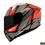 Cumpara ieftin Casca integrala pentru scuter - motocicleta MT Revenge 2 Xavi Vierge A5 rosu fluor mat Rosu fluor mat XL (61/62cm)