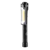 Lampa de inspectie COB 400 lm cu magnet si clema, alimentare 3xAA