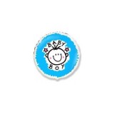 Balon Folie Rotund &quot;Baby Boy&quot; - 45x45 cm