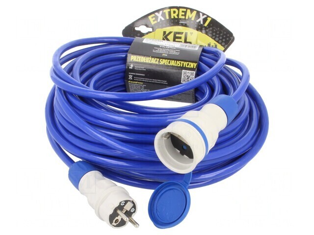 Prelungitor alimentare albastru 25m 16A