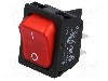 Intrerupator OFF-ON, 2 pozitii, DPST, SCI - R13-117B-01-BR-2D-N-2 foto