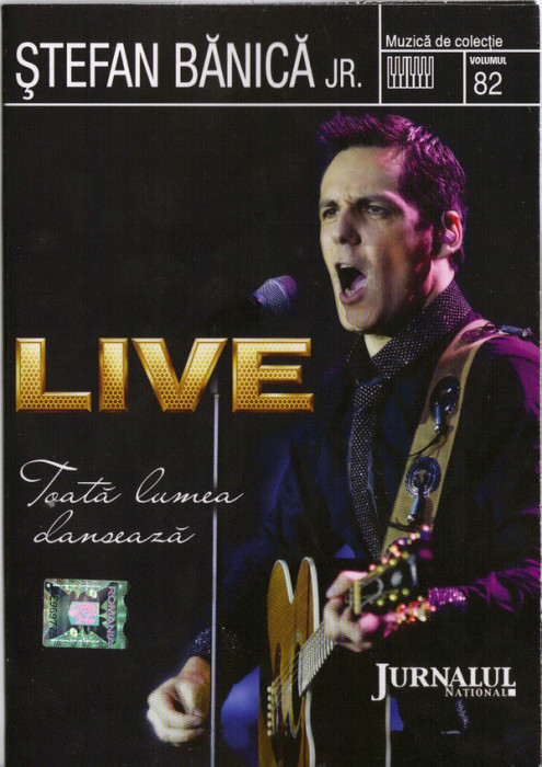 Stefan Banica Jr - Live (2008 - Jurnalul National - CD / VG)