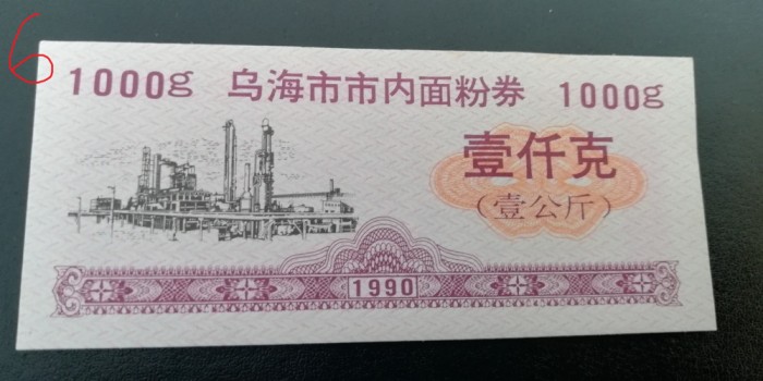 B11 79 - Bancnota foarte veche - China - bon orez - 1000 g - 1990