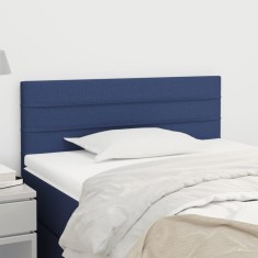 vidaXL Tăblie de pat, albastru, 80x5x78/88 cm, textil 346108