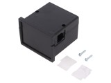 Carcasă ABS Neagră 72x72x55mm Cu Răsucire