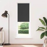 VidaXL Jaluzea cu role opace negru 85x230 cm lățime material 80,7 cm