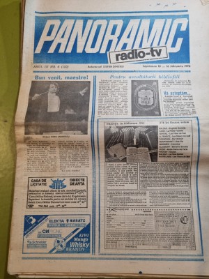 panoramic radio tv 10 - 16 februarie 1992 foto