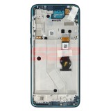 LCD+Touchscreen cu Rama MOTOROLA Moto G8 Power BLUE Original Service Pack