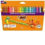 Carioci 24 culori ultralavabile Kid Couleur Bic