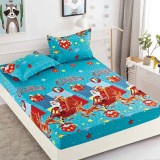 Cumpara ieftin Husa de Pat Craciun + 2 Fete de Perna din Finet - JO632